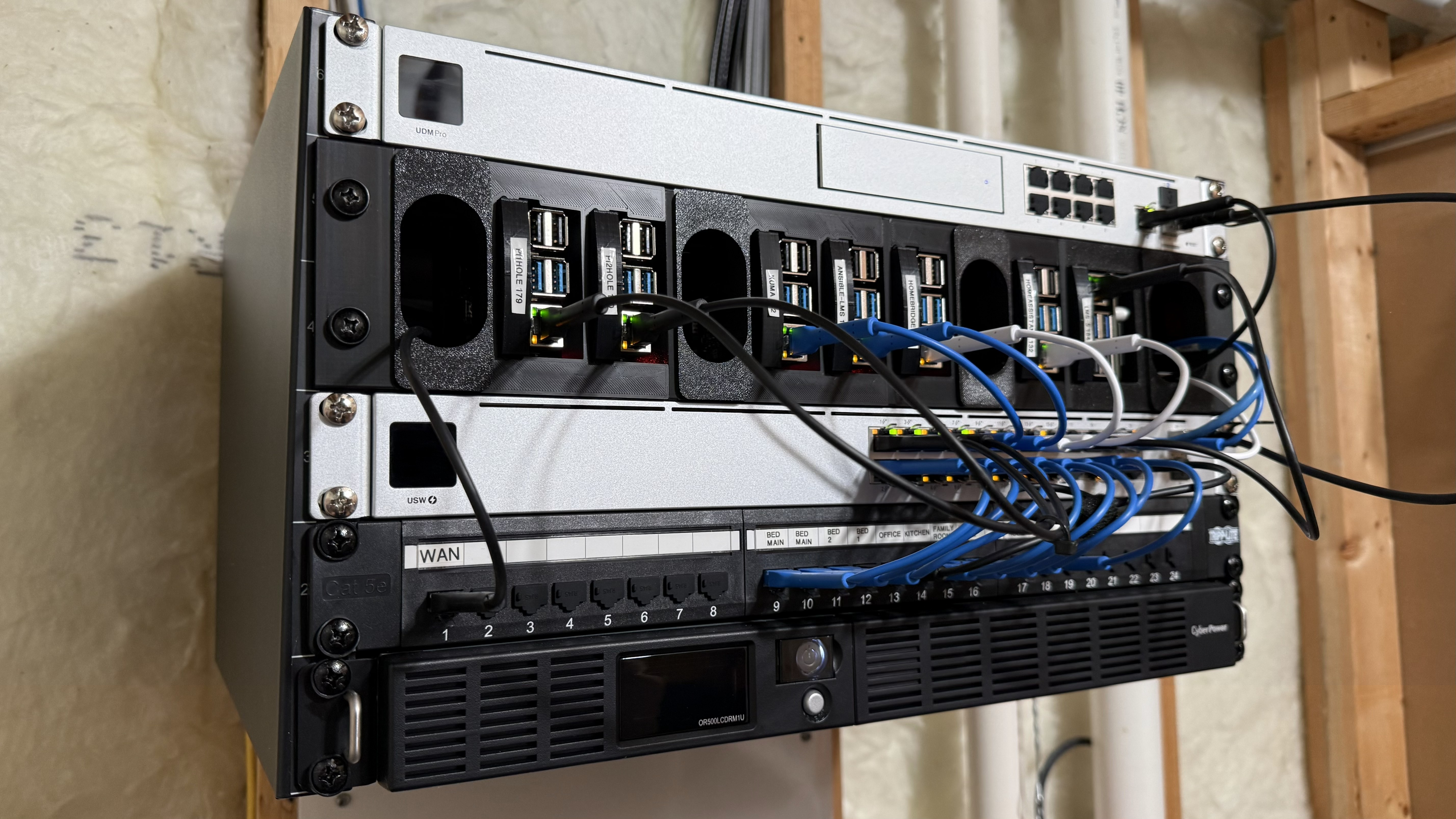 Raspberry Pi 2U Rack Mount (19” and 10”) – PoE or USB