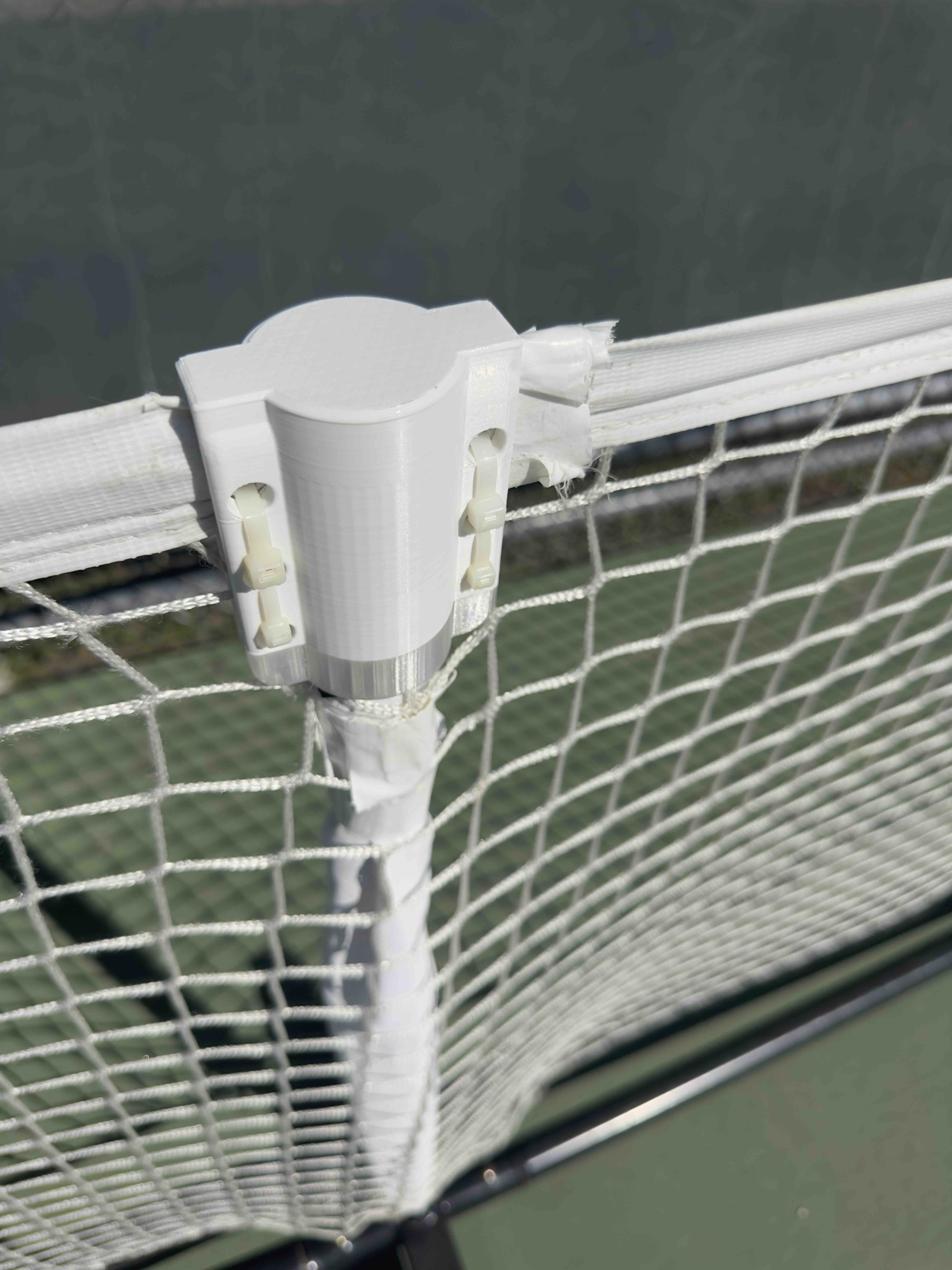 Pickleball net 1" center post repair, cover