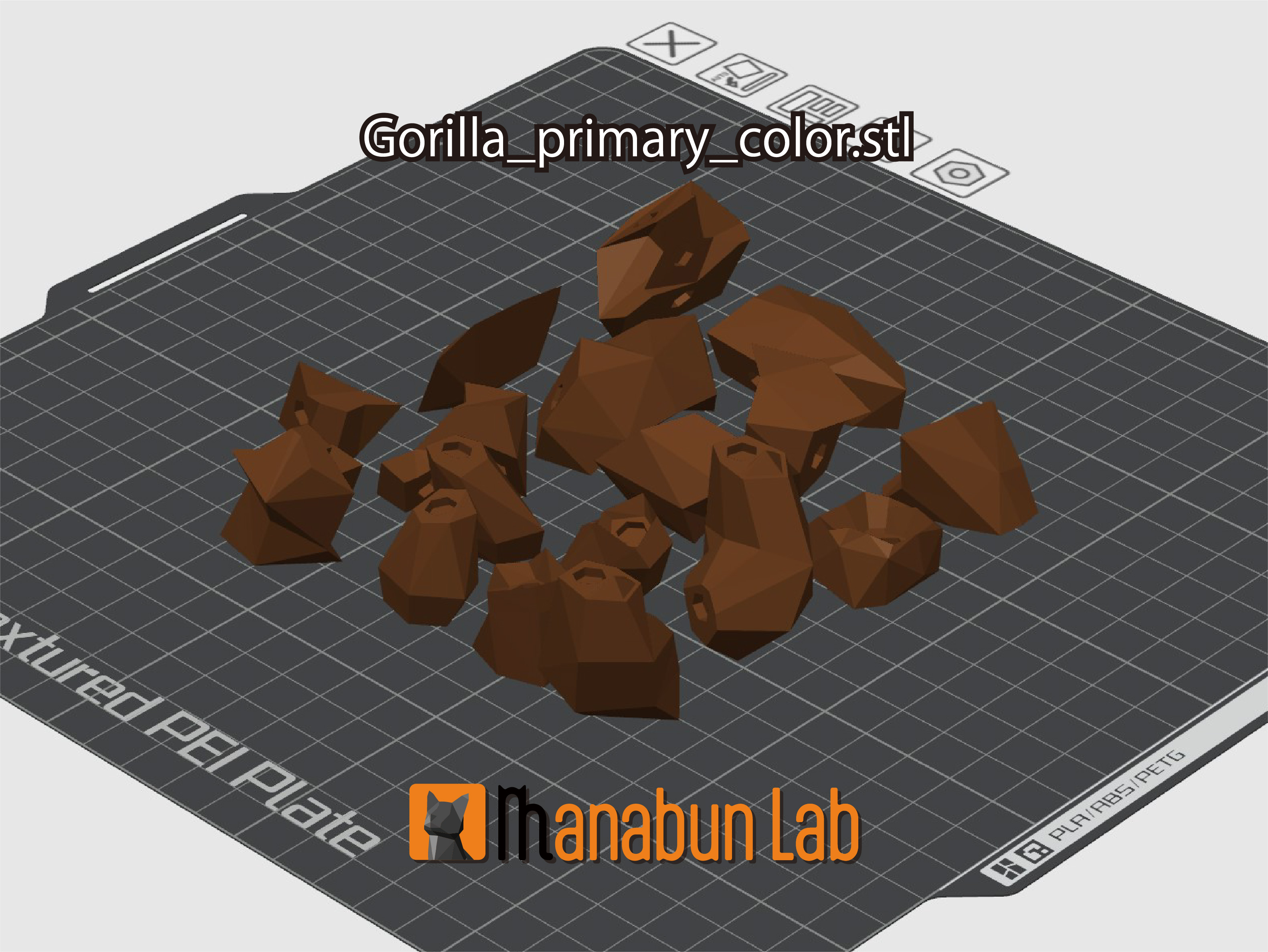 Low Poly Gorilla Puzzle — miniatura 7