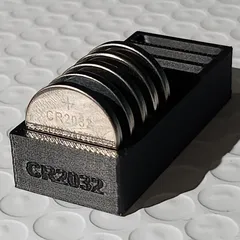 CR2032 Battery Holder (With Text Label)