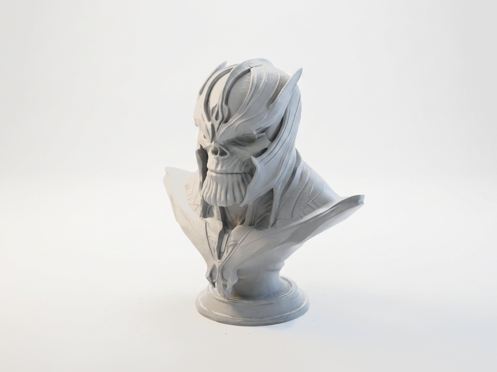 Thanos Bust Marvel Villain Sculpture 3D Printable