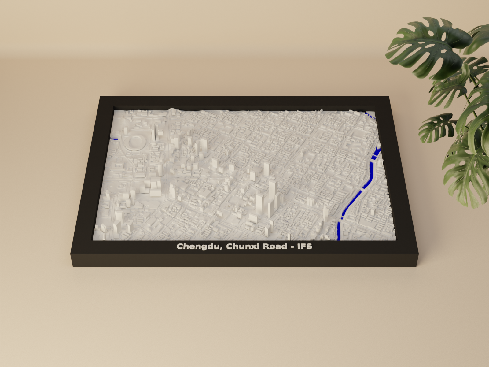 Chengdu, Chunxi Road - IFS, China - 3D Miniature