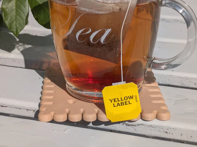 Butter cookie coaster
