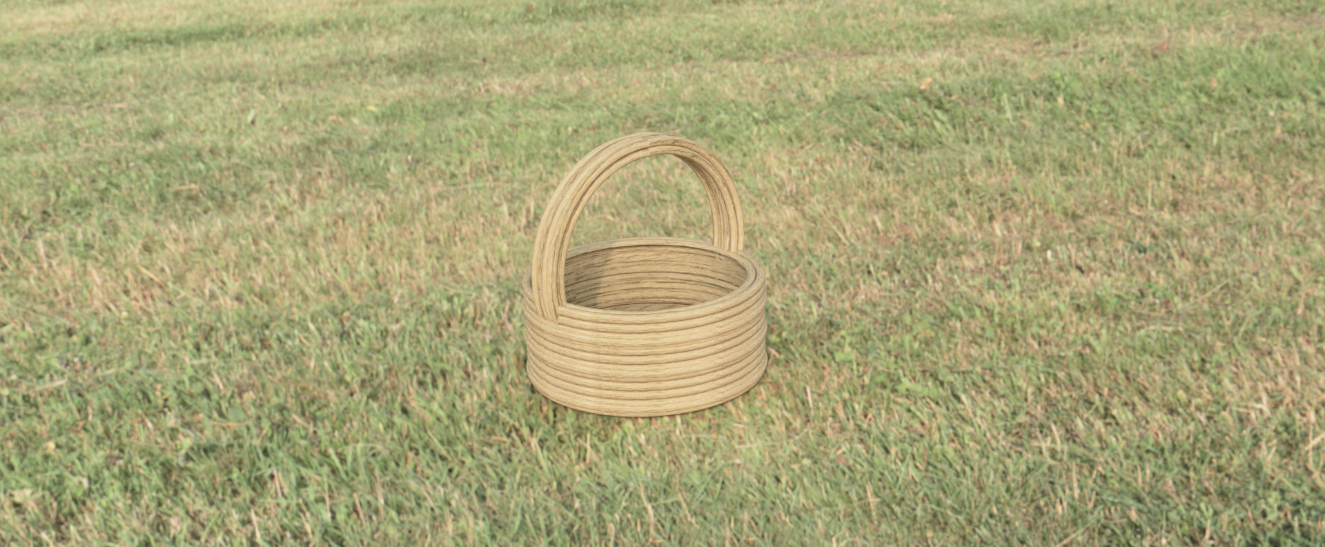 Miniatura 2 do modelo 3D Wood Pattern Easter Basket - 2025