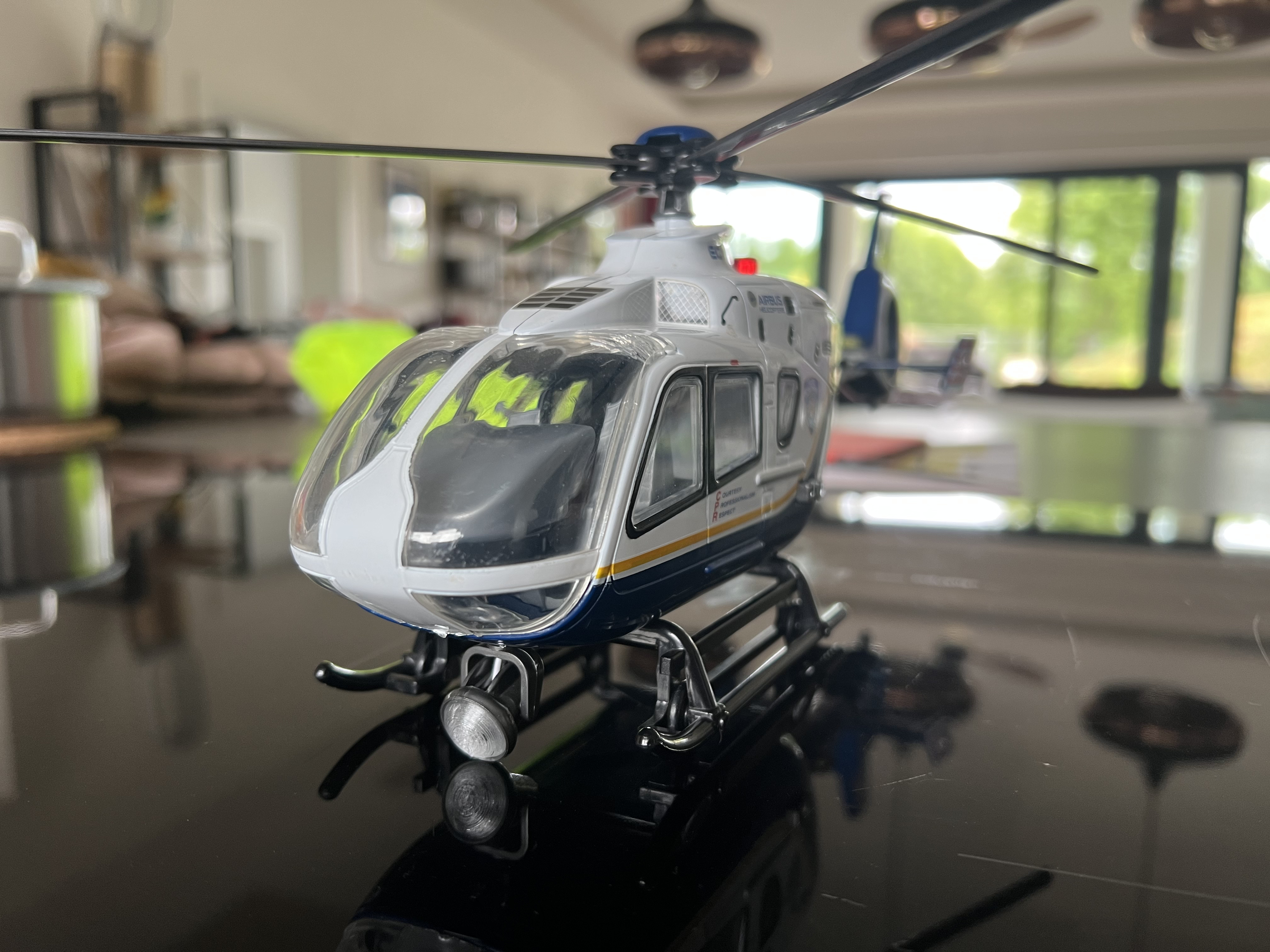 Airbus EC135 helicopter light cover