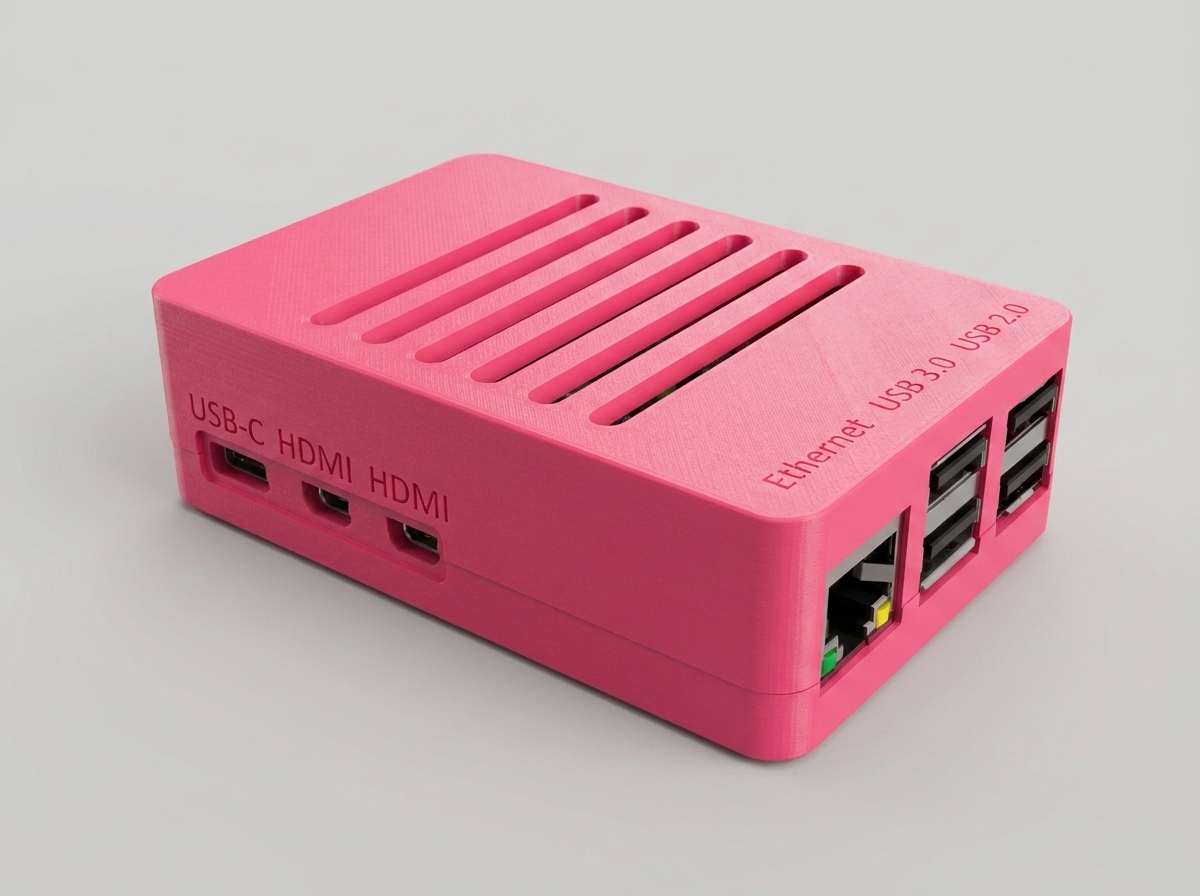 Raspberry Pi 5 Case | Ventilated 3D Printable Enclosure with Snapfit Assembly