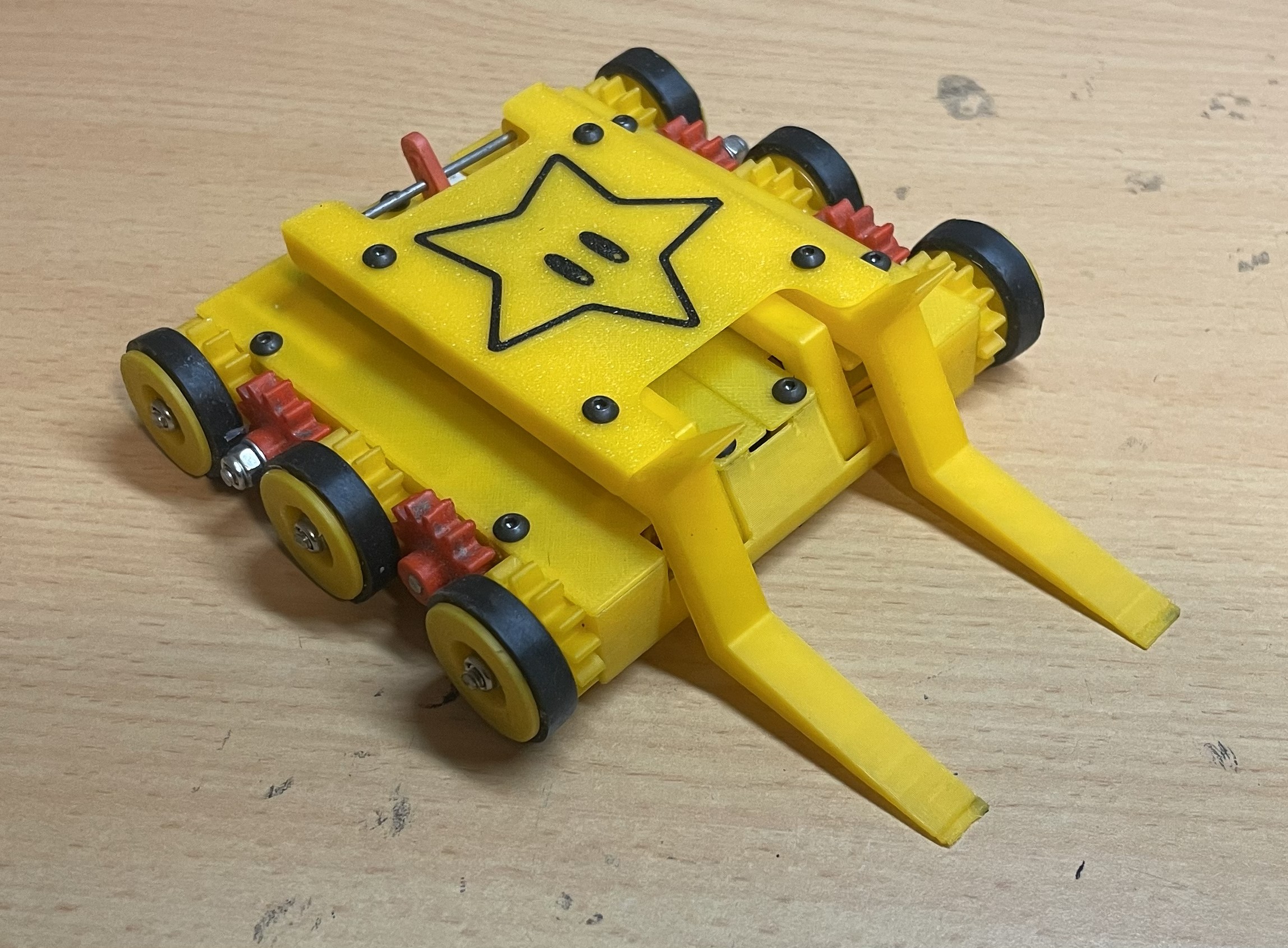 6wheel servo flipper antweight combat robot (150 gram)