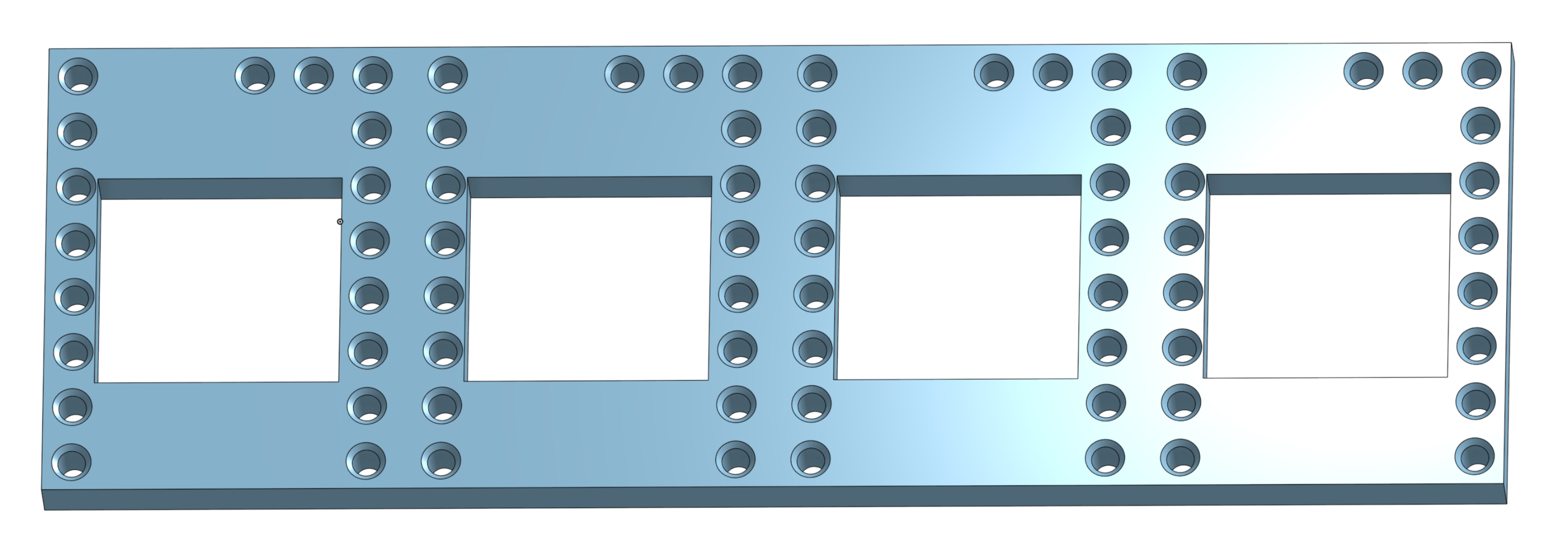 Manta M8P 4-Slot TMC2209 Heatsink Alignment Jig