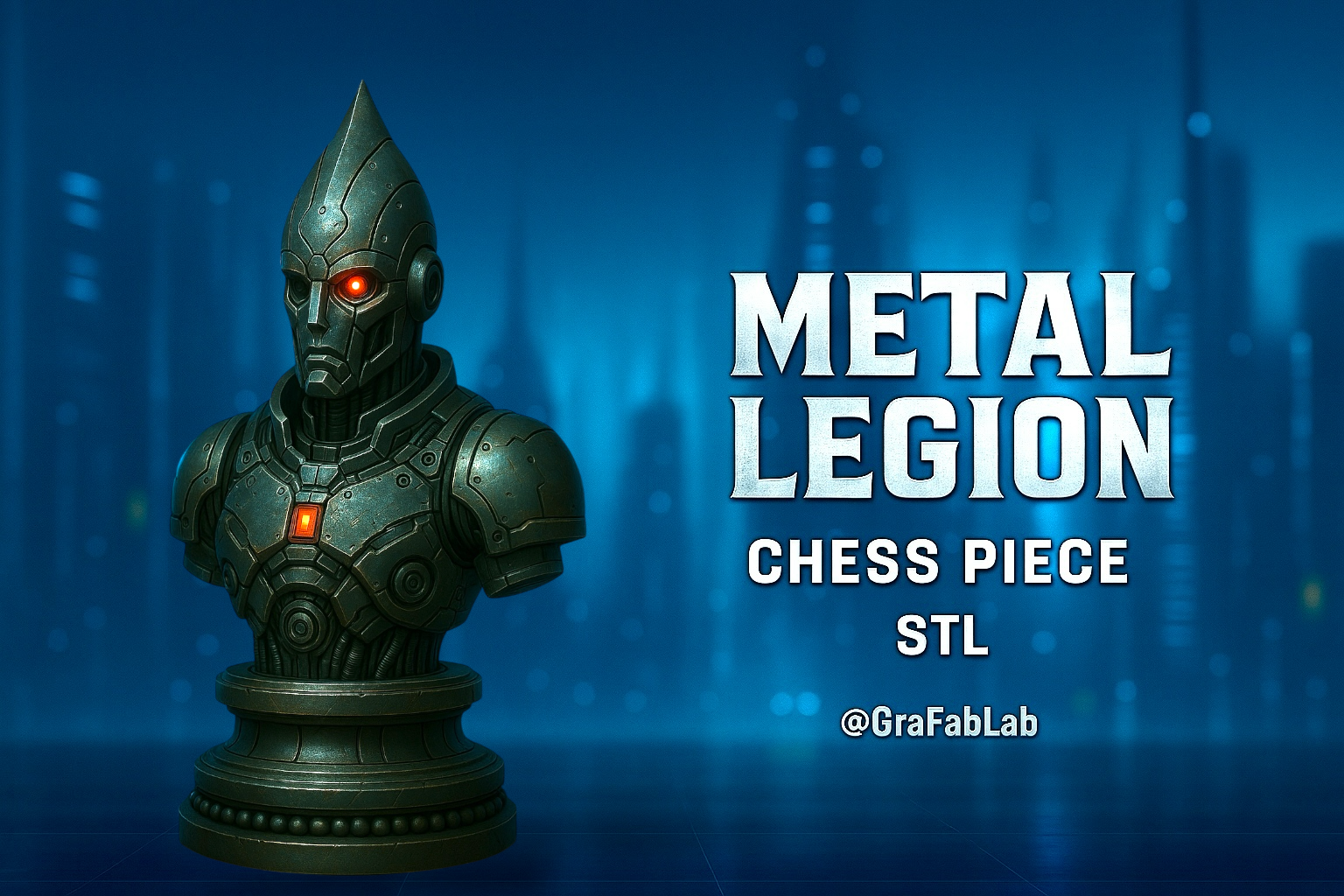 Metal Legion "Bishop" - chess piece