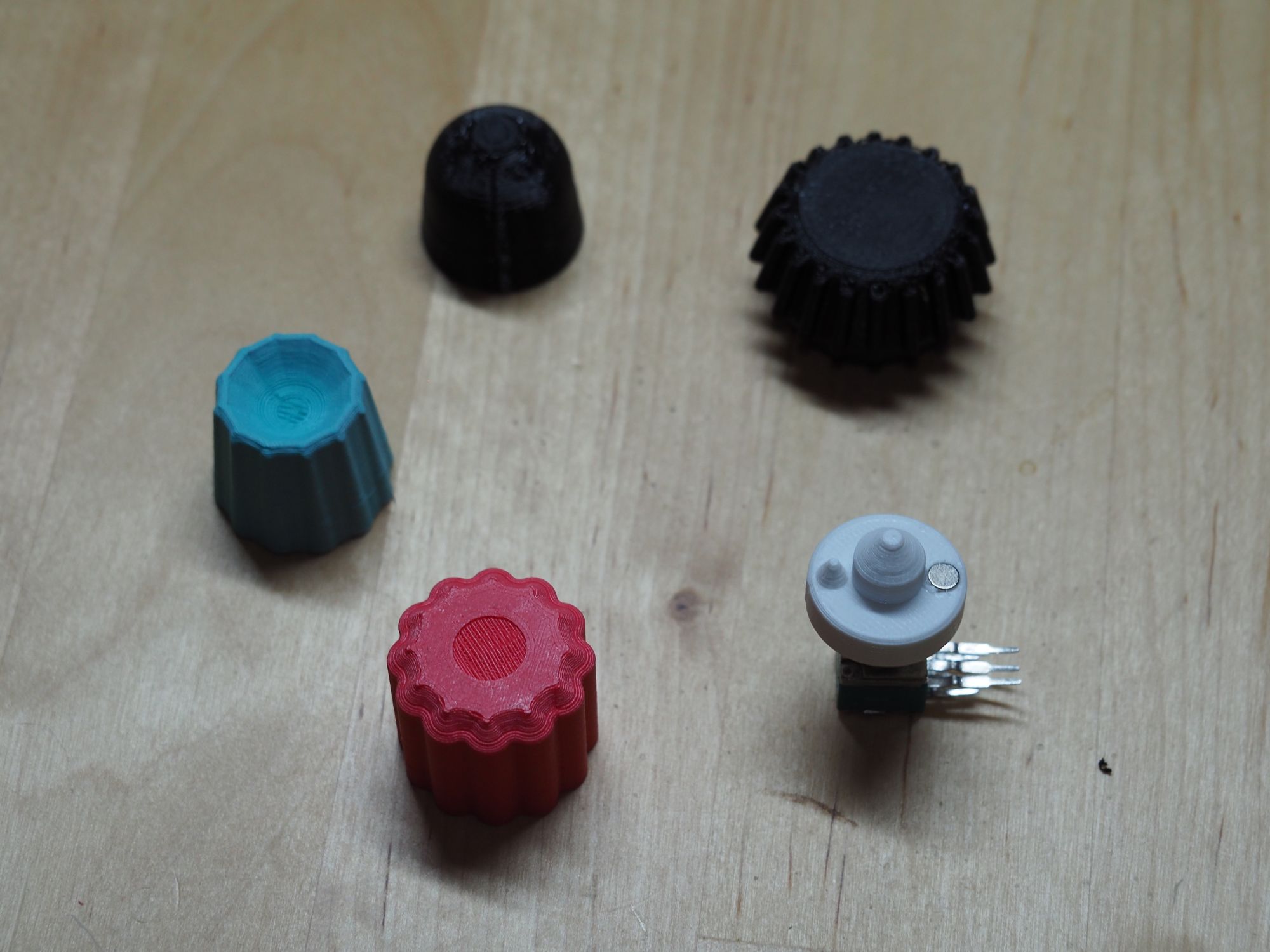 magnetic encoder open plateform - quick button swap