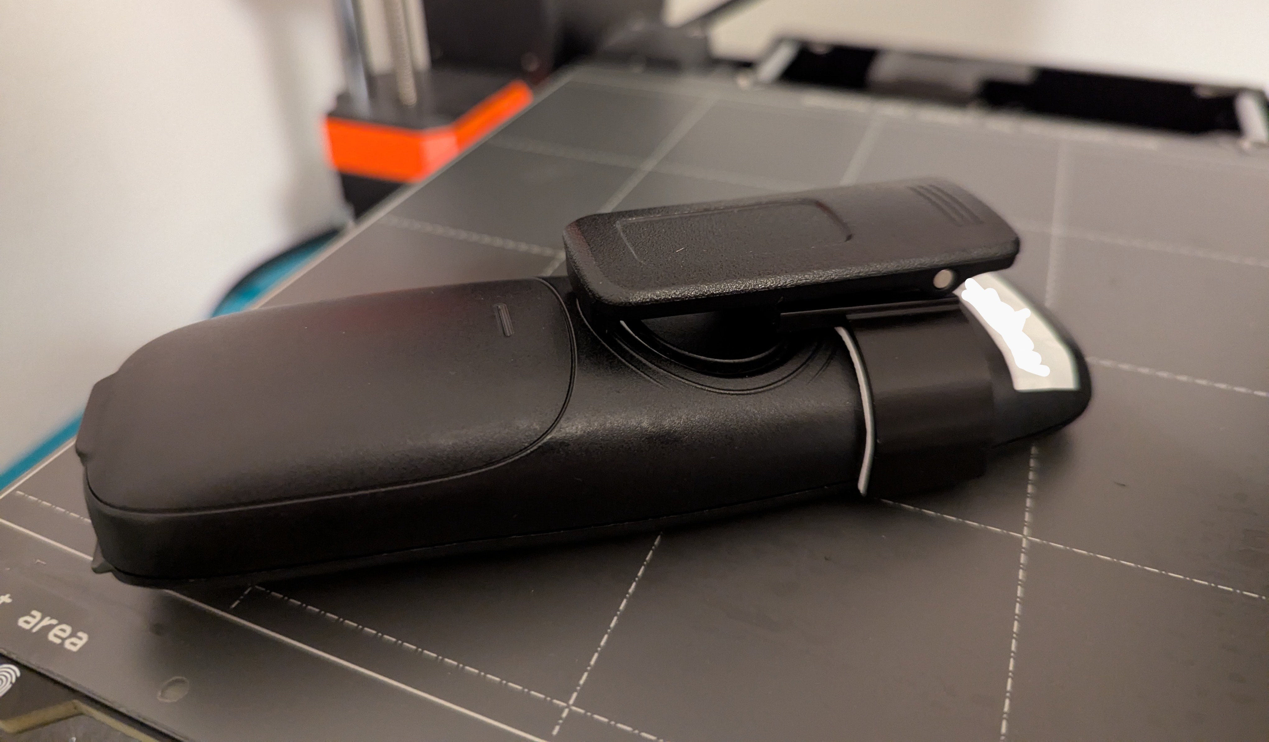 Gigaset A415/A420 belt clip (with baofeng/quansheng belt clip)