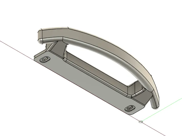 Fridge doorhandle
