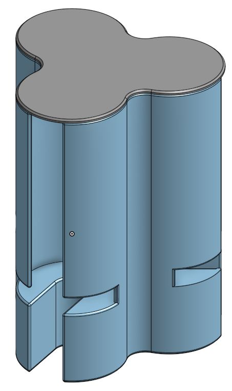 Spender für Willisauer Ringli Cookie Dispenser 3D model