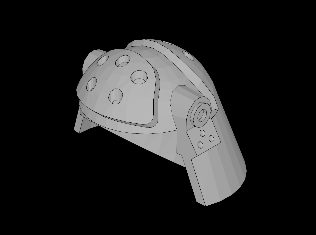 Lego Compatible (98108.dat) Minifig Headgear Helmet SW Death Star Trooper / Imperial Navy Trooper