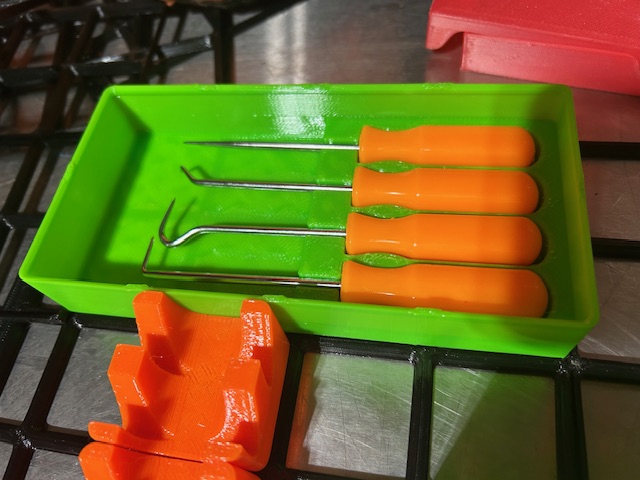 Gridfinity Harbor Freight Pick Holder 3D model thumbnail