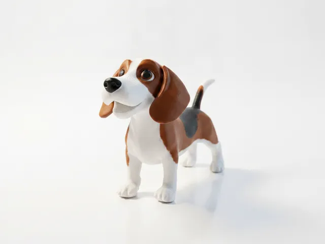 Cute Dog Figurine Chibi Pet 3D Printable