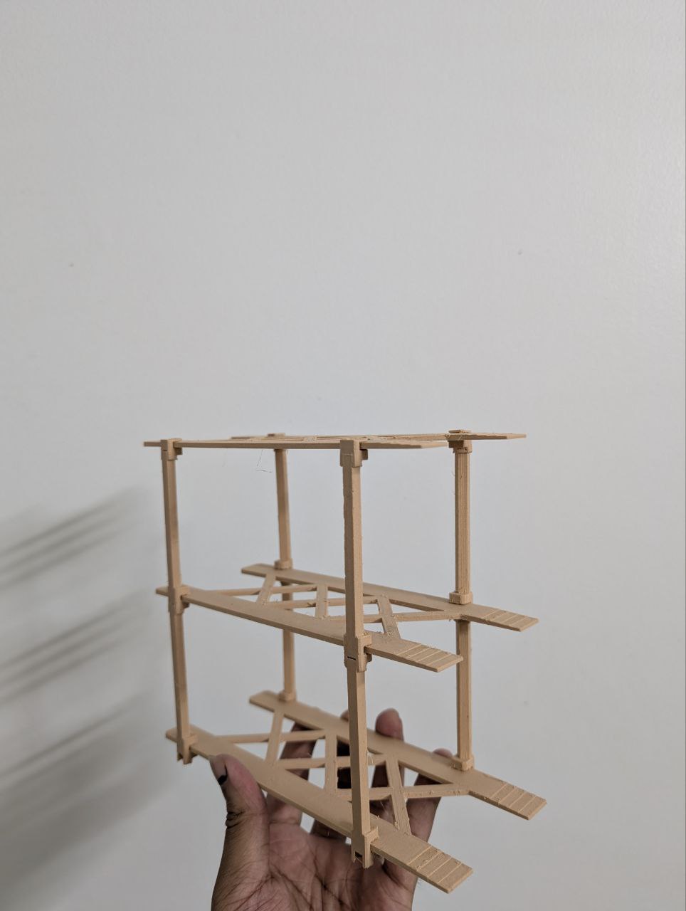 Miniatura 5 do modelo 3D STACKABLE Diecast Car Platform/Shelf 1:32