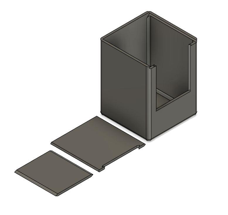 Miniatura 3 do modelo 3D Simple Deckbox - 100 cards (Commander size)