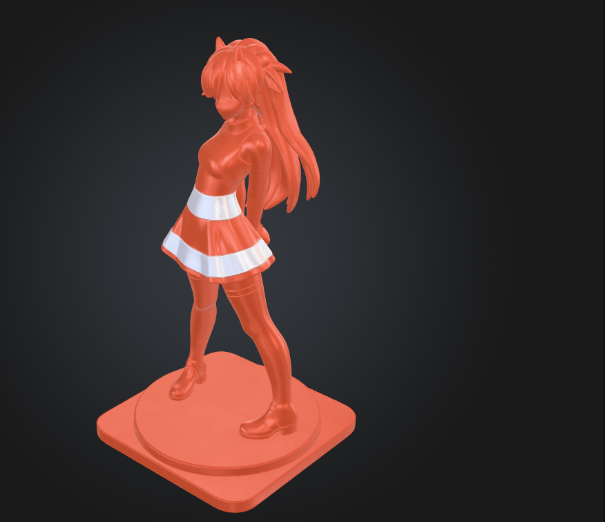 Cone-chan — Traffic Cone Girl Statue