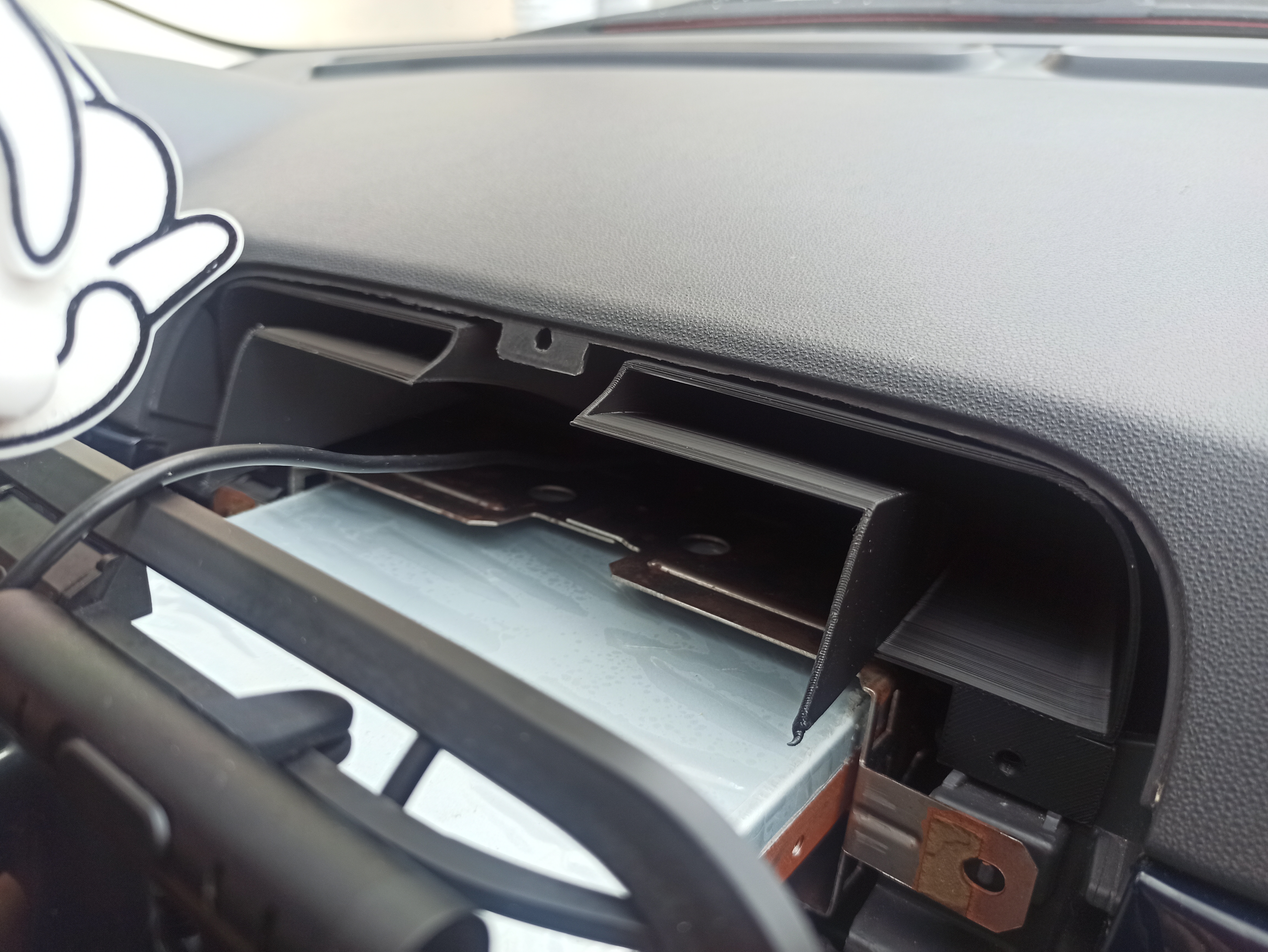 Fiat 500 7" Android stereo vent