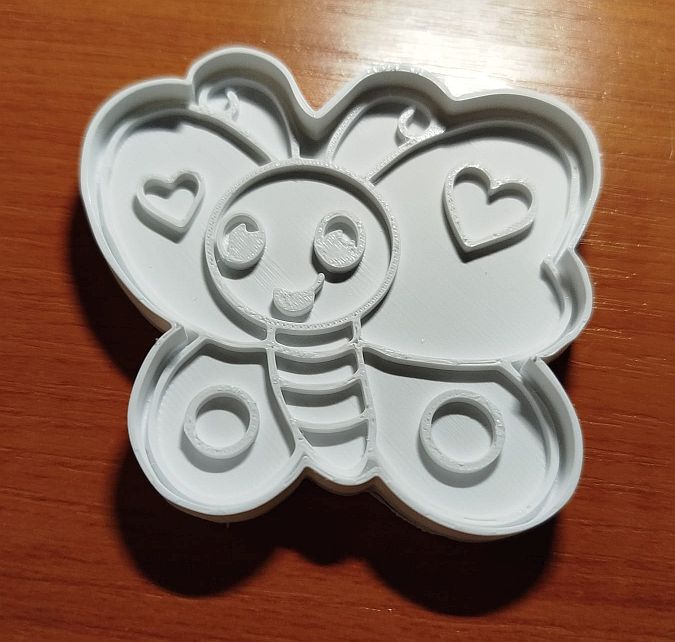 Clay stamps - butterfly