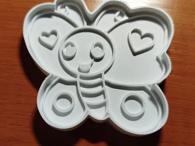 Clay stamps - butterfly