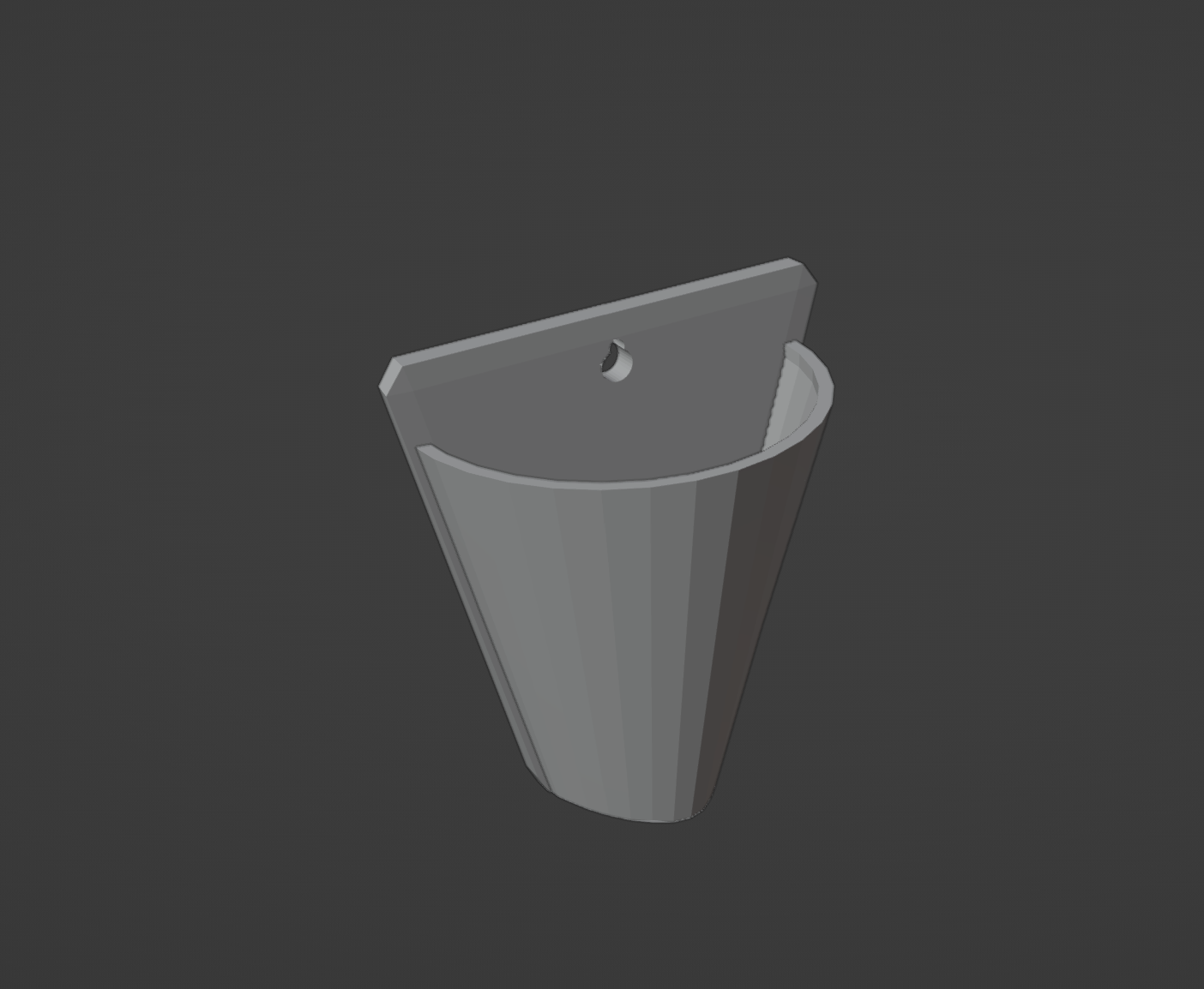 Maceta de pared | Modelo 3D | Deco hogar