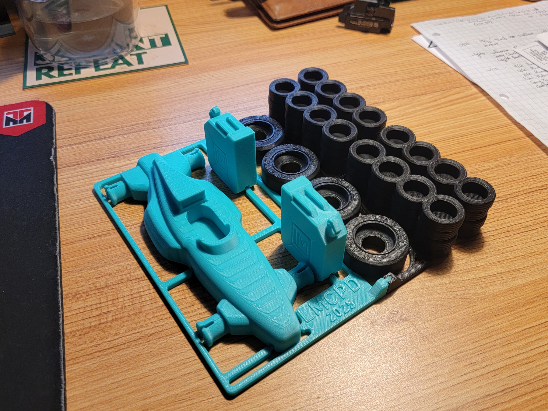 Toy Indycar Kit Card