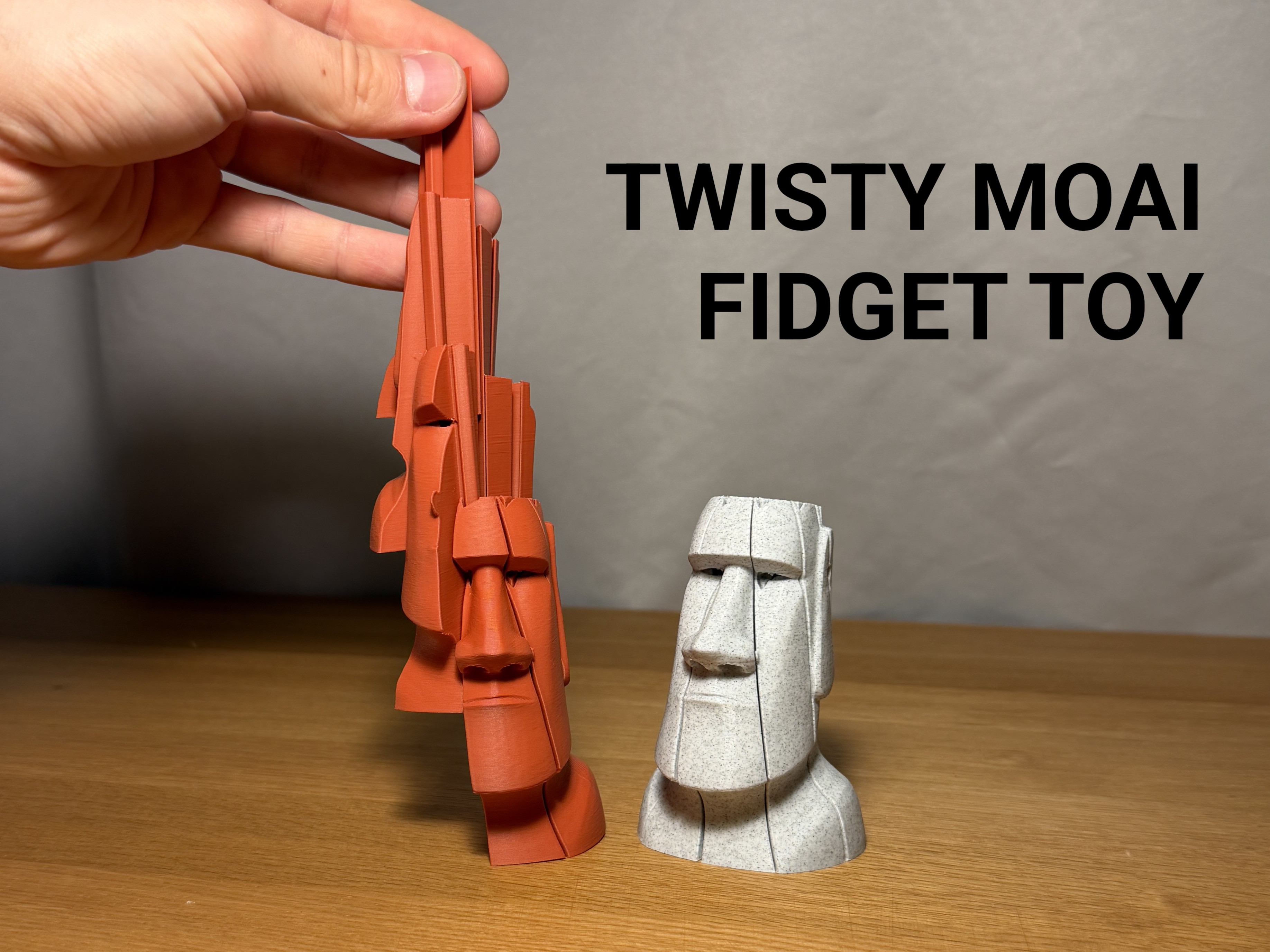 Twisty Moai Fidget Toy