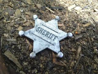 Old West Sheriff Badge