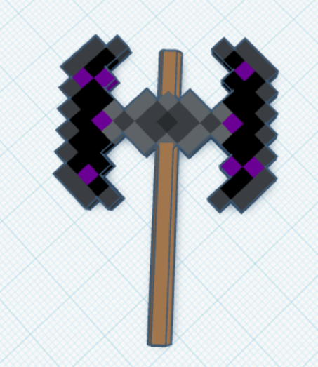 Miniatura 7 do modelo 3D Dummy 13 custom minecraft weapons