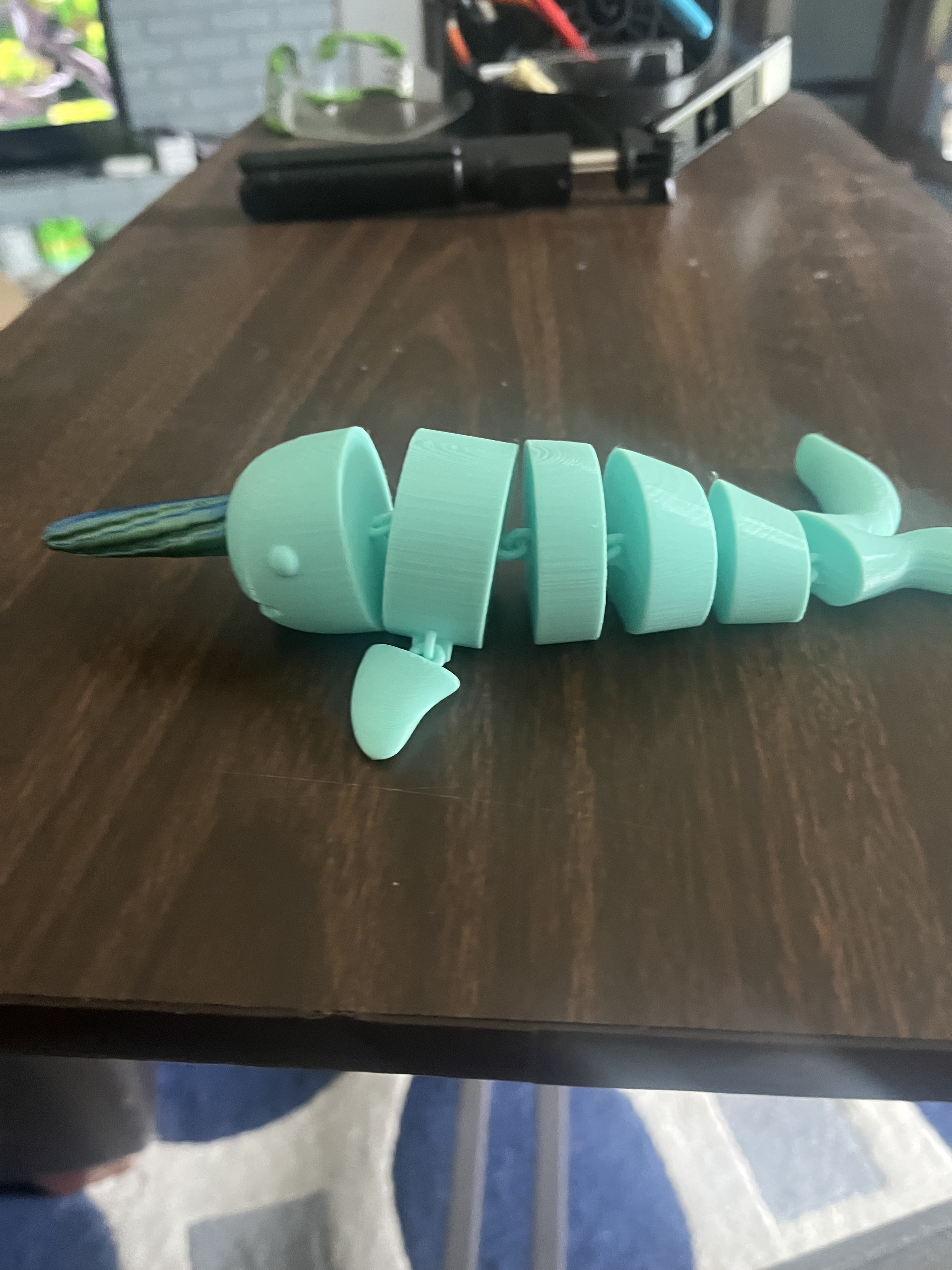 Narwhal flexi toy — miniatura 2