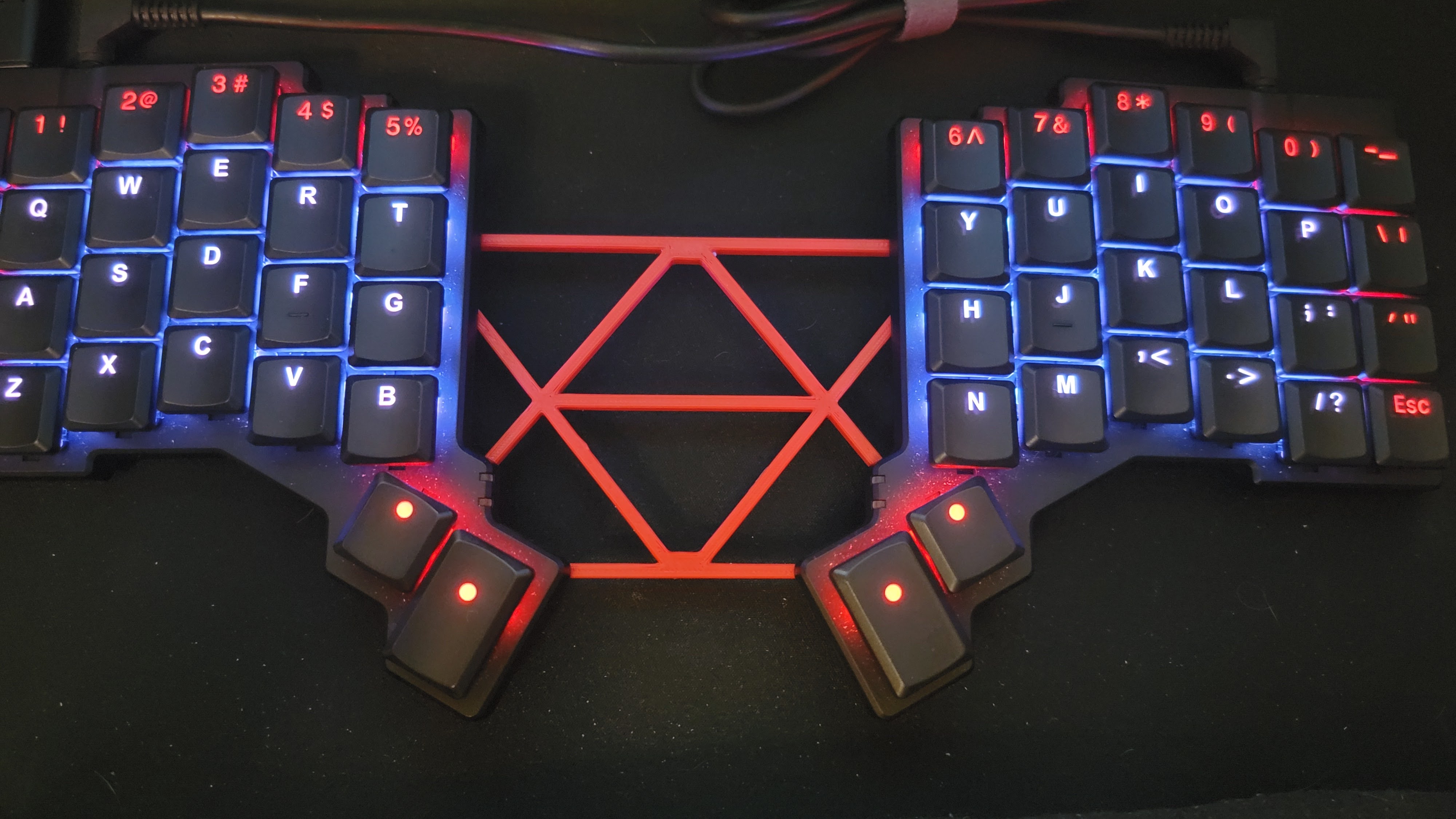 zsa voyager keyboard spacer