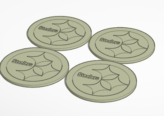 Pittsburgh Steelers Coasters