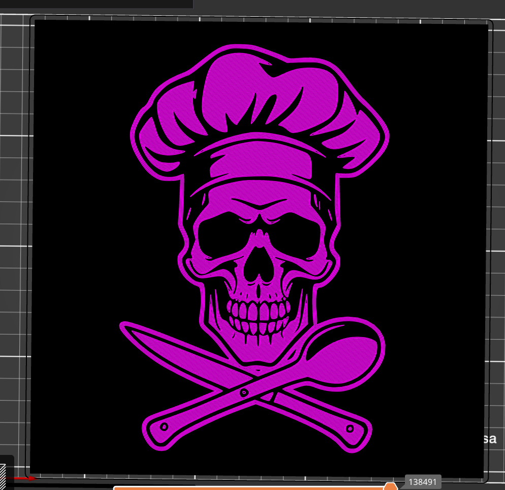 Skull of the COOK