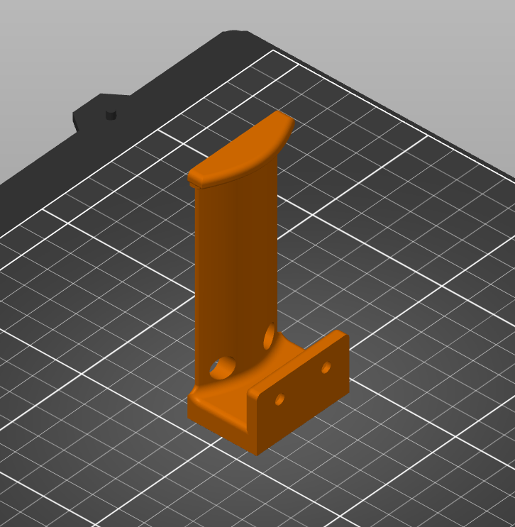 Under Desk Headphone Mount (longer)
