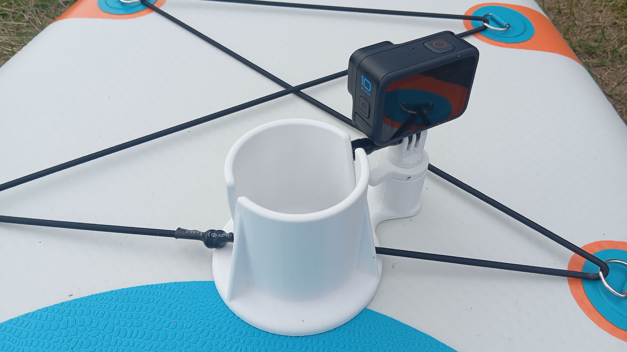 SUP cupholder with GoPro mount
