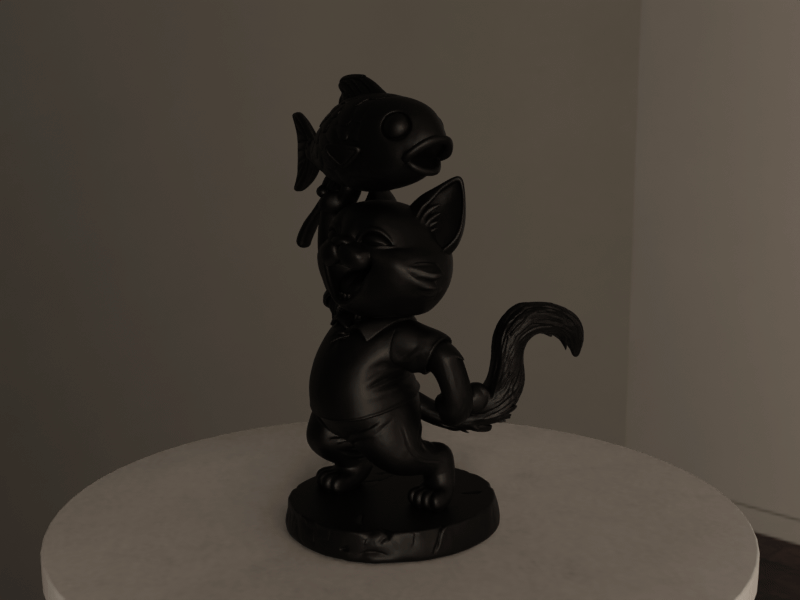 Cat Carrying Fish — thumbnail 2