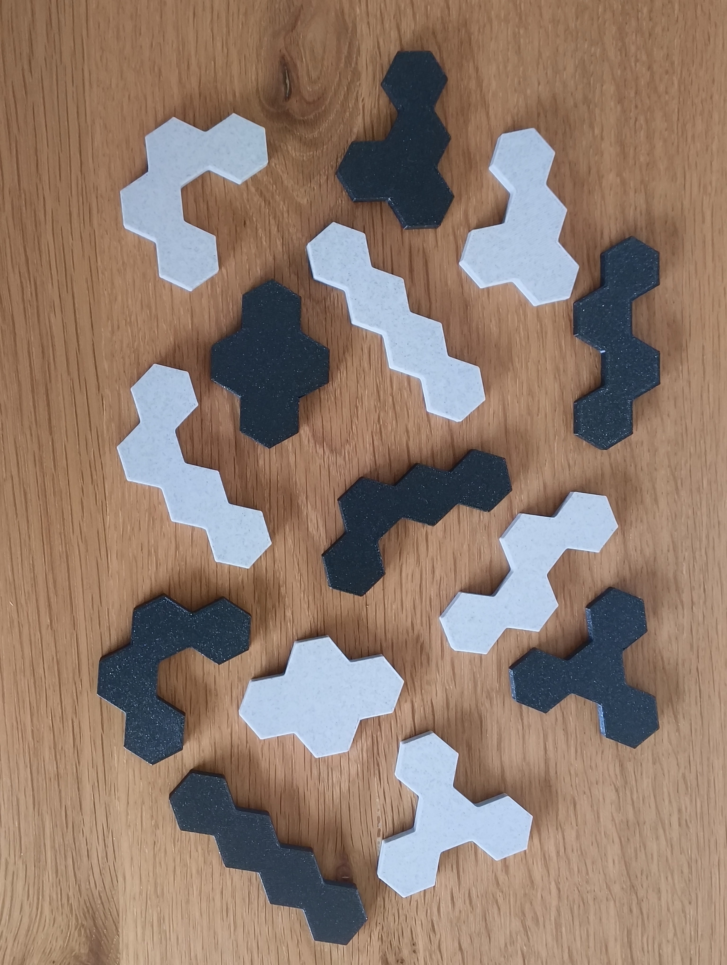 The Seven Tetrahexes 3D model