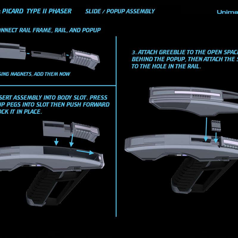 Star Trek: Picard Phaser by 𝗨𝗻𝗶𝗺𝗮𝘁𝗿𝗶𝘅𝗥𝗲𝗱🪐🌠 | Download free STL model ...