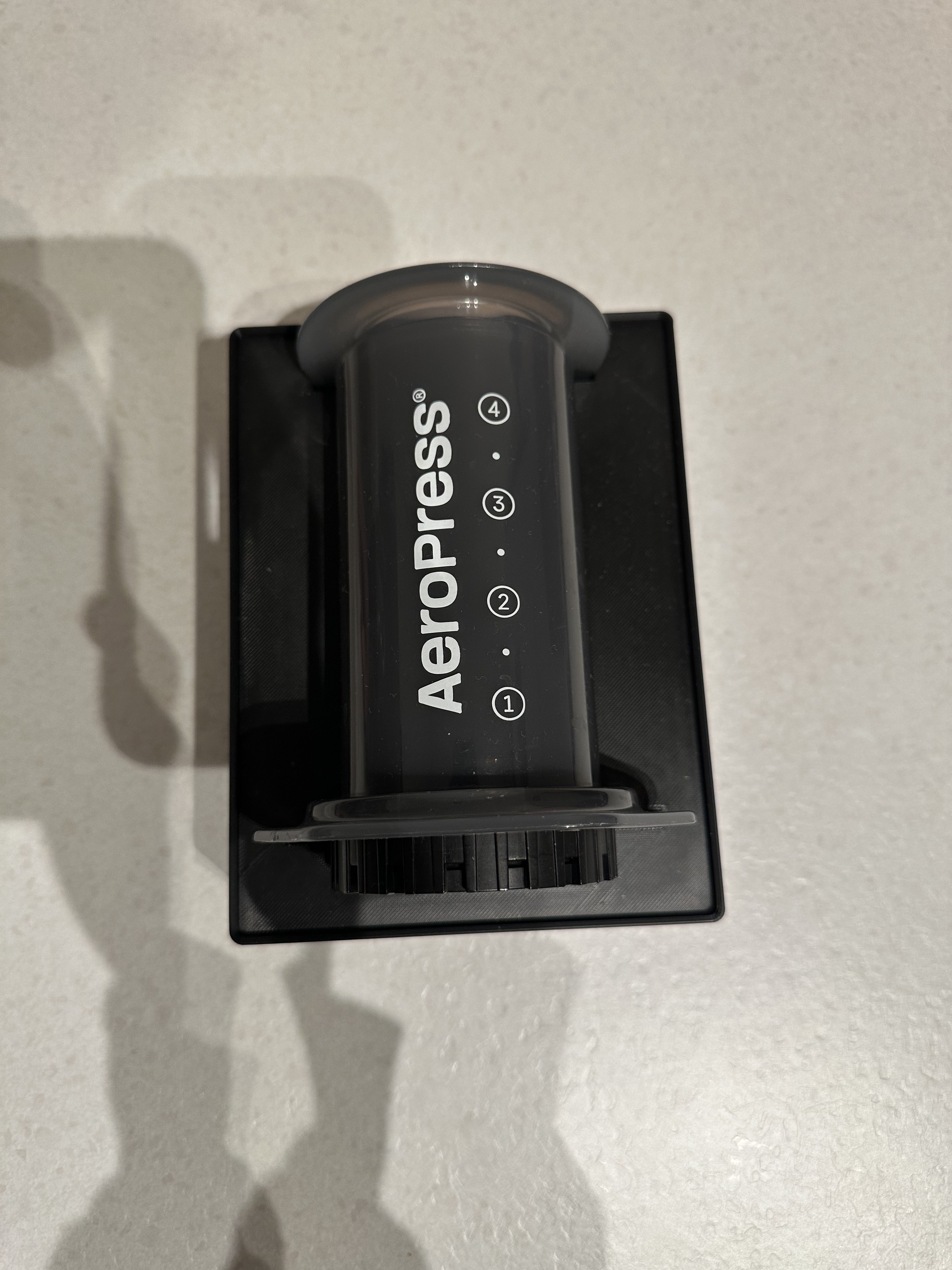 AeroPress Gridfinity box 4x3