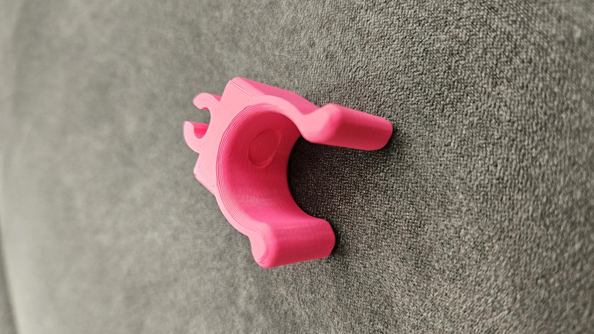 Feeding Tube Holder Clip for IV pole 3D model