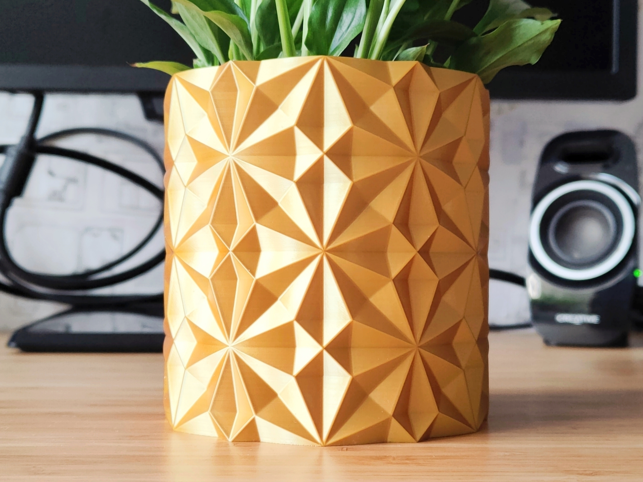 Star Fireworks Plant pot and Planter - Winter ornament decoration - Vase mode design