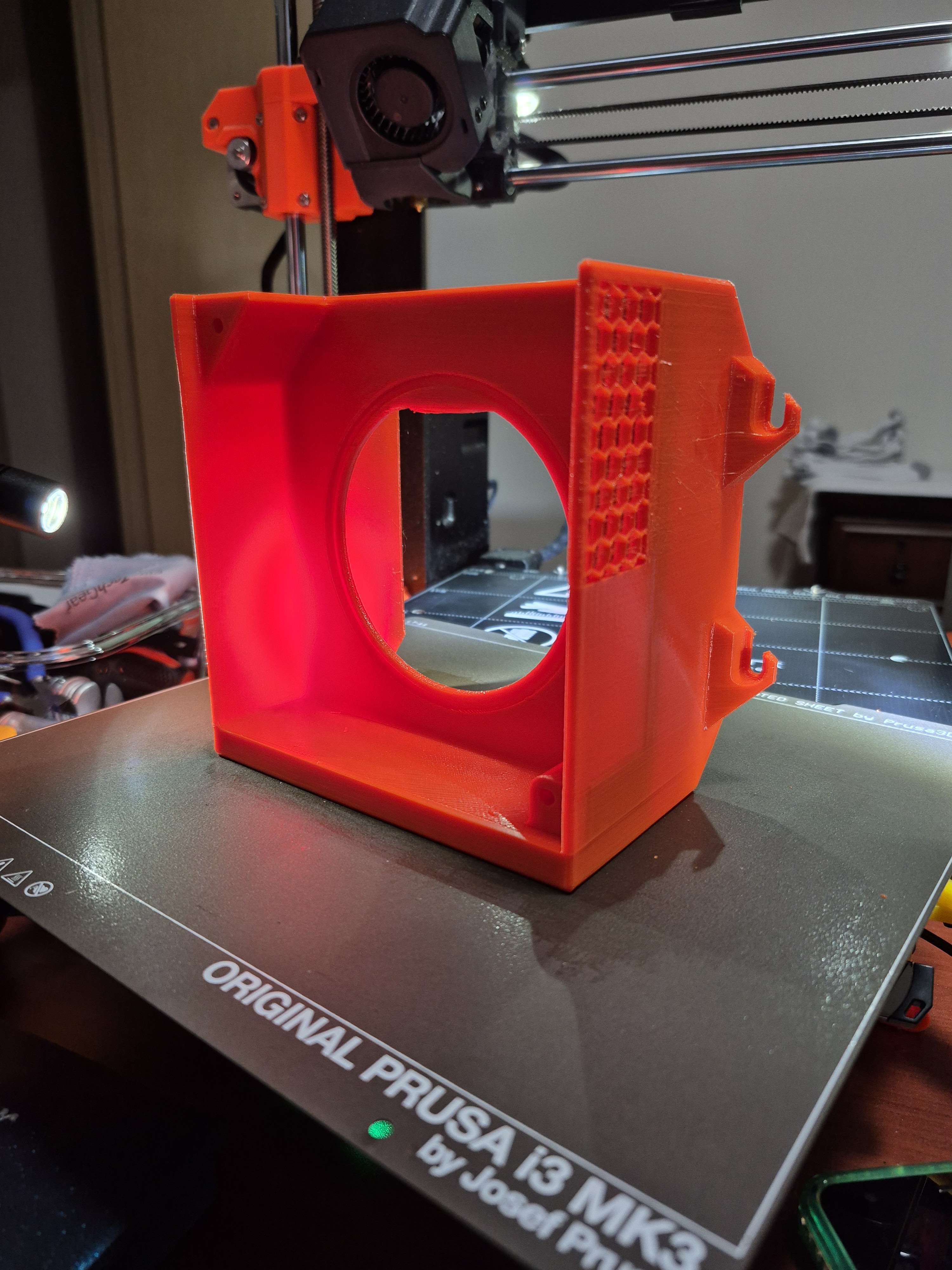 Prusa Advanced Filtration - Core One Retrofit by EvoDesigns - Mounting changes
