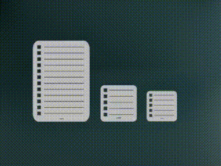 table template for card — miniatura 2