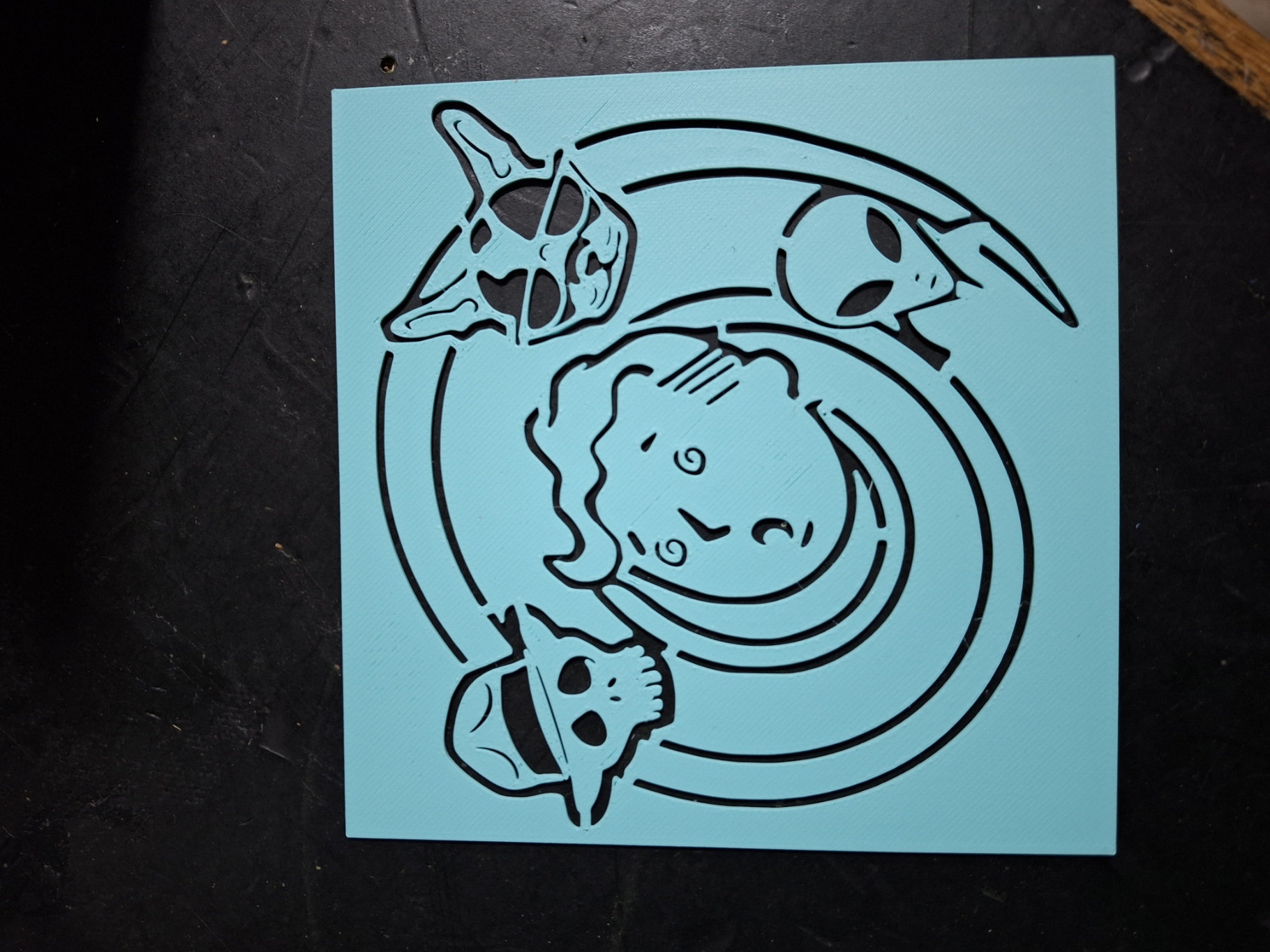 Wild Wasteland Trait stencil
