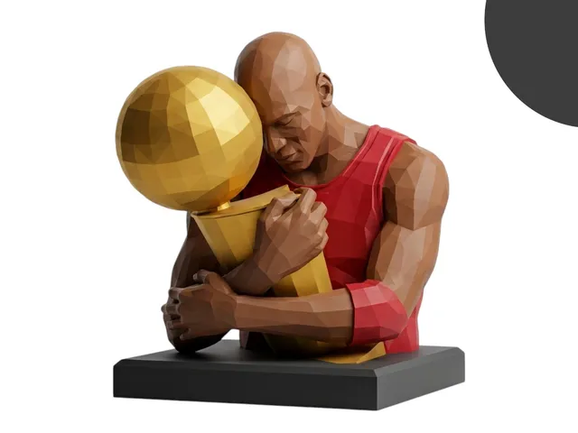 Michael Jordan Trophy Sculpture