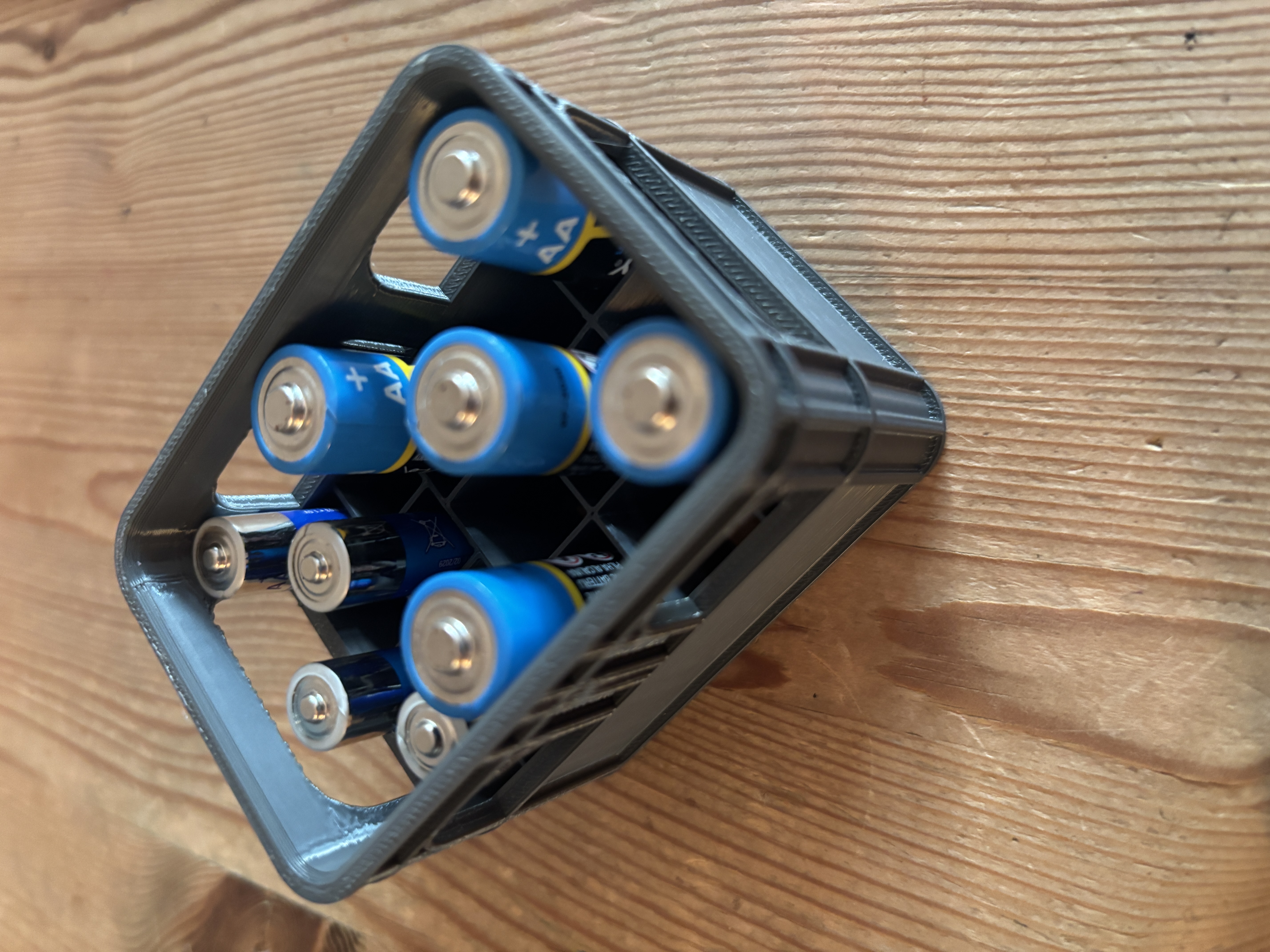 Battery beer crate AA and AAA 3D model