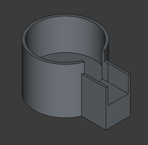 Universal deep tamping station 58mm 3D model