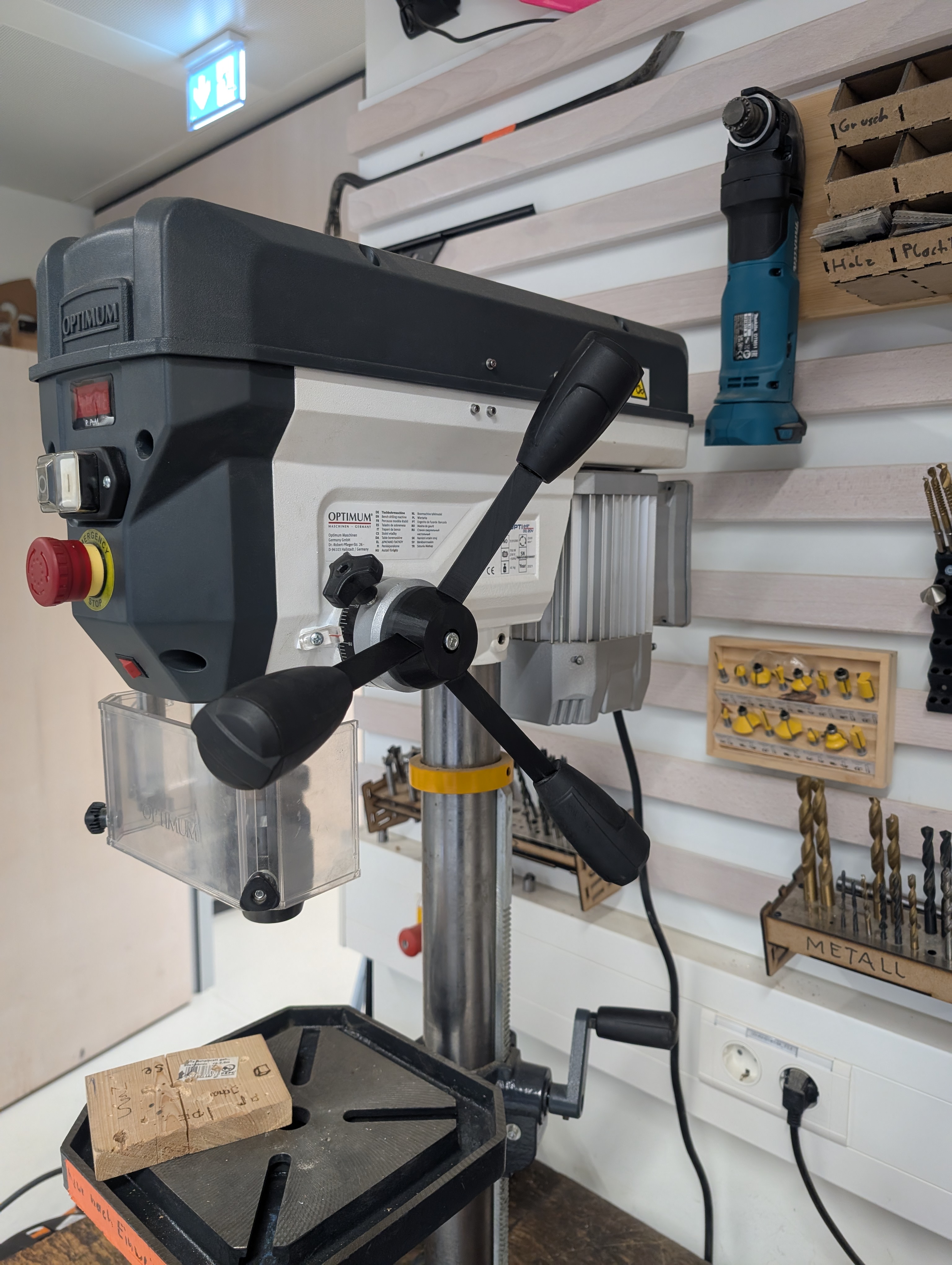 Optimum Drillpress Wheel